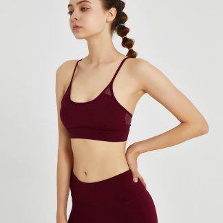 Blank Activewear custom strappy Sports Bra Yoga Clothes Set