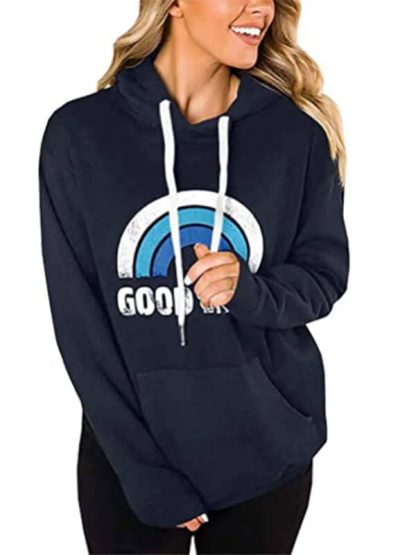 Custom photo printed sweatshirt ladies casual hoodie with pockets - Image 5