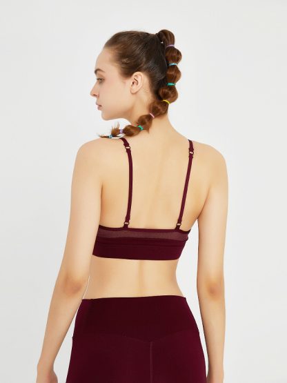 Blank Activewear custom strappy Sports Bra Yoga Clothes Set - Image 2