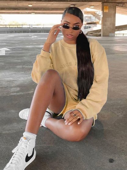 Custom print crewneck sweatshirt supports custom logo - Image 5