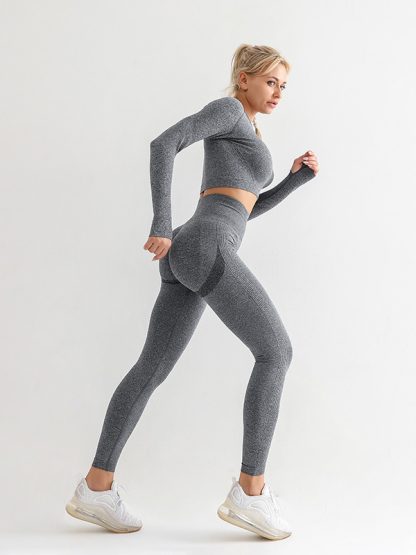 Custom seamless activewear sets fitness gym sets workout clothing women