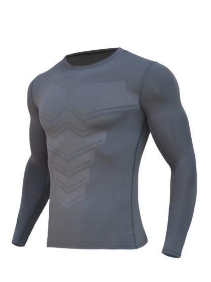 Custom sports t shirt printing men¡¯s gym running quick-drying training sportswear - Image 2