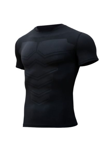 Custom sports t shirt printing men¡¯s gym running quick-drying training sportswear - Image 4