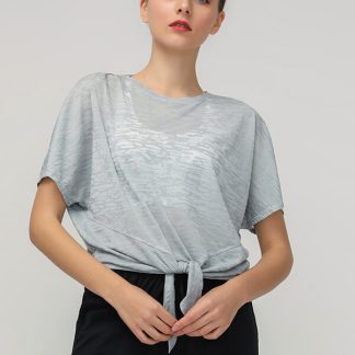Custom sports t shirts loose mesh bat sleeve yoga gym clothing
