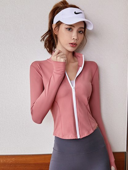 Custom Sports Team Jackets Long Sleeve With Thumb Holes - Image 4