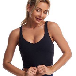 Custom U-shaped sport tank tops women's shockproof high-intensity yoga bra