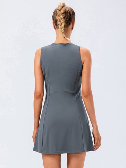 Custom waistcoat tennis dress nude golf sports short dress - Image 4